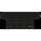 ПВХ крепление BORIKA FASTen Pm255 черное тип MOLLE для крепления сумок на площадку TRk255 (01.20.008.01.01)